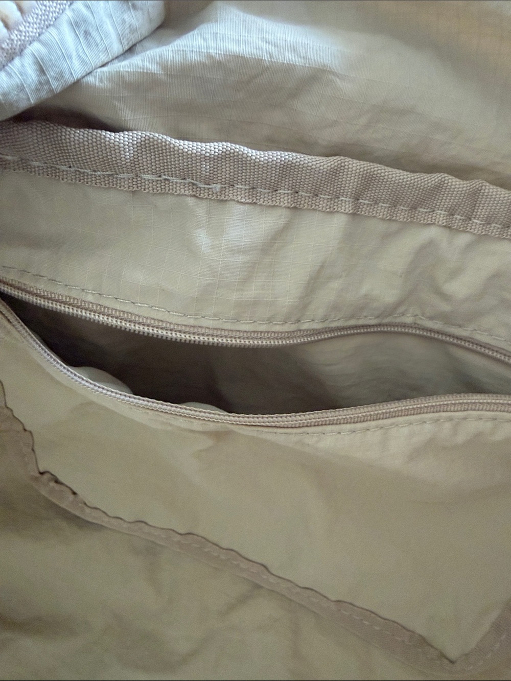 ALOHA Collection Quilted Tote in Light Beige Floral - Picture 12 of 12